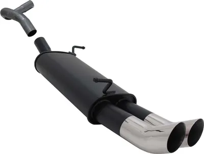 Image de Echappement sport Novus pour Seat Ibiza 6L 2x76mm DTM Silencieux final avec ABE