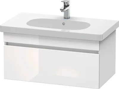 Produktbild von Waschtischunterbau DURASTYLE 453x800x398mm weiß hochglanz/weiß matt weiß hochglanz/weiß matt