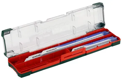 Obrázok produktu pre Metabo Säbelsägeblatt-Set (für Holz und Metall, 20-Teilig, in Aufbewahrungsbox)