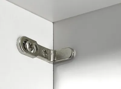 Produktbild von Rückwandverbinder RV1 vernickelt, 4 St.