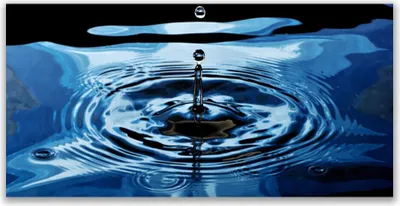 Produktbild von Acrylglasbilder 120x60 Wandbild Druck Wasser Kunst
