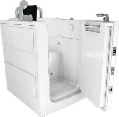 Produktbild von Senioren Wanne Sitzbadewanne Sitzwanne Whirlpool mit Tür Pool S10-TH-WP