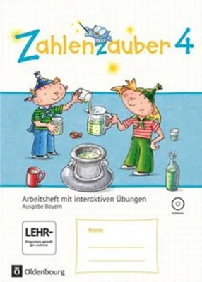 Obrázok produktu pre Zahlenzauber 4. Jahrgangsstufe - Arbeitsheft mit interaktiven Übungen. Ausgabe Bayern