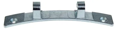 A metal hinge part for an appliance, shown against a white background.