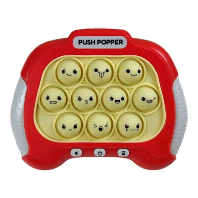 Immagine prodotto di Giocattolo fidget Push Popper rosso con luce e suono