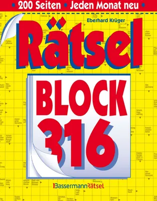 Produktbild von Rätselblock 316 (5 Exemplare à 2,99 EUR)
