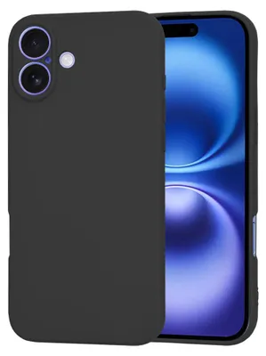 Produktbild von Techsuit Soft Flex Back Cover Hülle für Apple iPhone 16 - Black