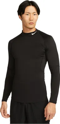 Obrázok produktu pre Nike Dri-Fit Fitness Mock-Neck Long-Sleeve Top Black/White M Termo Oblečenie
