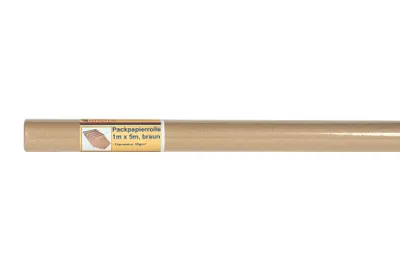 Produktbild von Rheita Packpapier auf Rolle braun, 100 cm x 5 m, 60g / m², braun