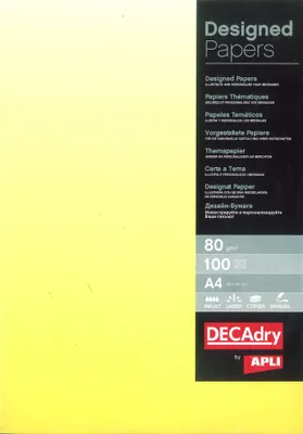Obrázek produktu pro agipa Design-Papier, DIN A4, 80 g/qm, Farbverlauf gelb