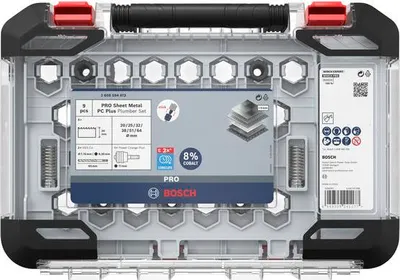 Produktbild von PRO Sheet Metal PC Plus Lochsäge-Set, 20, 25, 64 mm, 8-tlg.
