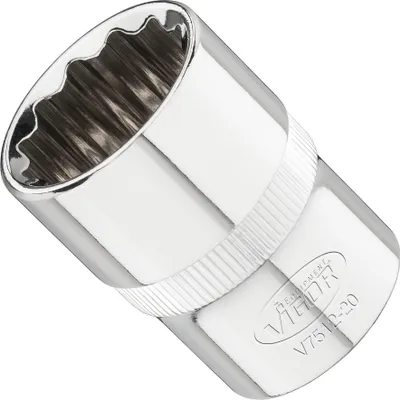Obrázok produktu pre Vigor V7512-20, Pätica, 1/2", Metrický, 1 hlava/hlavy, 13 mm, 38 mm