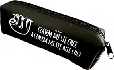 Zdjęcie produktu dla Pajacyk Piórnik jednokomorowy Czasem mi się chce...