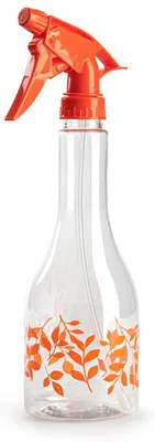 Produktbild von Pflanzenspruhflasche mit einem Fassungsvermogen von 500 ml - transparent - orangefarbener Spruhkopf