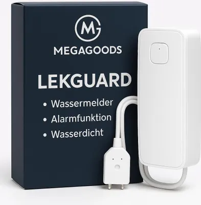 Produktbild von Tuya Smart WLAN Wassermelder Sensor mit Alarmfunktion, wasserfest DE.