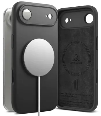 Zdjęcie produktu dla Etui Ringke Silicone Magnetic Magsafe Na Iphone 17 Air - Czarne