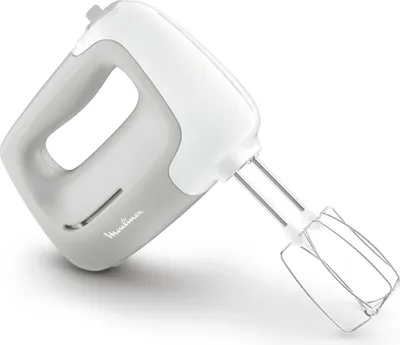 Obrázok produktu pre Moulinex PowerMix HM450B, Ručný mixér, Šedá, Biela, Miešanie, Páka, Plast, Kov
