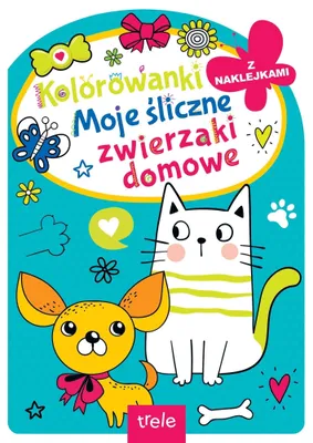 Obrázek produktu pro Kolorowanka Moje śliczne zwierzaki z wykrojnikiem dla dzieci