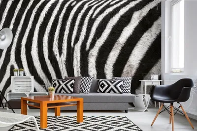 Produktbild von Vlies Fototapete ZEBRALEDERTEXTUR 375 x 250 cm (inkl. Kleister) - Vlies Tapete, Wandtapete, Wandbilder - Tapete für Wohnzimmer Schlafzimmer, Büro, Küche - Montagefertig