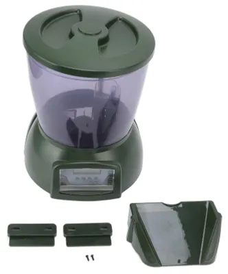 Fischfutterautomat mit LCD, 3,8 l, batteriebetrieben, für Aquarium & Teich