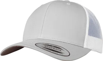 Obrázok produktu pre FLEXFIT 6606T | Retro Trucker 2-Tone Cap / Cap / Hat - Farba: Silver/White - Veľkosť: Jedna veľkosť