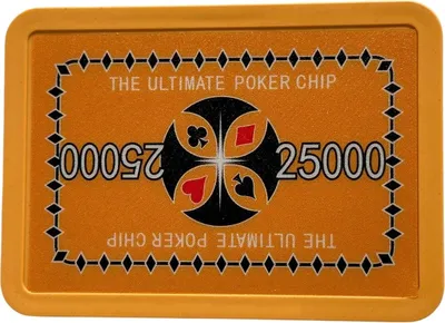 Produktbild von Ultimate Poker Plaque 16g – Wert 25000 – 10 Stück.