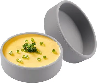 Zdjęcie produktu dla Zestaw 2 silikonowych foremek wielokrotnego użytku do frytkownic bezolejowych i piekarników, wolnych od BPA, odpornych na temperaturę do 200°C, o wymiarach 25×12×3,4 cm, nadających się do mycia w zmywarce