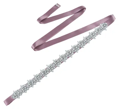 Produktbild von ULAPAN Strass Braut Schärpe Rhinestones Hochzeit Schärpe,Strass Hochzeit Gürtel,