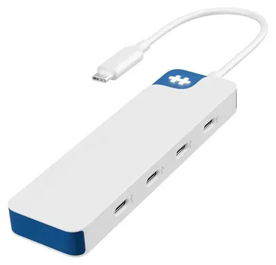 Produktbild von D TARGUS HyperDrive Flex 4 Port USB-C Hub Blue