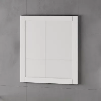Produktbild von Badspiegel 62x70cm 'Seattle' Kiefer massiv weiß
