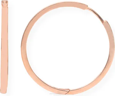 Produktbild von JuwelmaLux Creolen 925 Sterling Silber Roségold plattiert JL10-06-0879