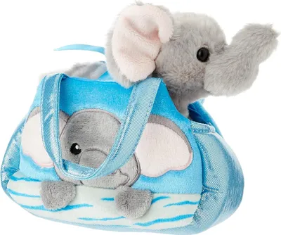 Produktbild von Aurora, 26279, Fancy Pal, Peek-a-Boo Elefant, 20,3 cm, Plüschtier, grau, blau