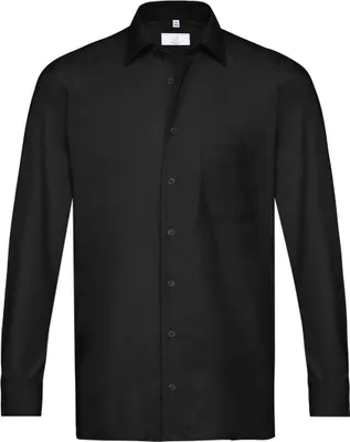 Produktbild von GREIFF Herren Hemd Regular Fit 1/1 Arm 6665-1120-10 Gr. 47/48 schwarz