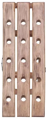 Produktbild von vidaXL Weinregal für 15 Flaschen 26x50x70 cm Altholz Massiv