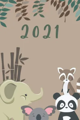 Produktbild von Kinderkalender 2021 – Ein Kalender mit bunten Motiven, ideal für Kinderzimmer und als Tagesplaner
