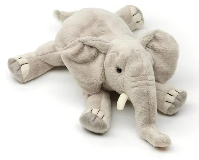 Produktbild von Uni-Toys Elefant Plüschtier 27 cm Kuscheltier liegend Stofftier Kinder Geschenk