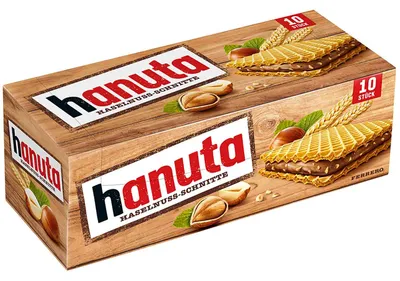 Productafbeelding van FERRERO 773587 Hanuta 10 St./220g