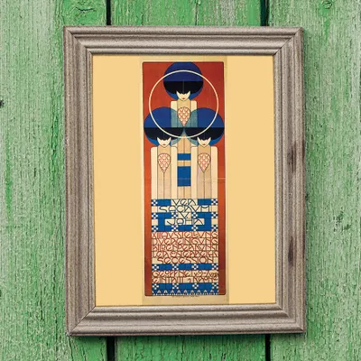 Produktbild von Bild Poster - Ausstellung von Jugendstilmalerei - A3 (29,7 cm x 42 cm)