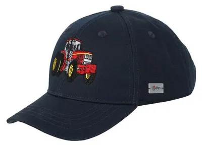 Balke verstellbare fynn Baseball Cap aus 100% Baumwolle mit Traktor-Stickerei in blau