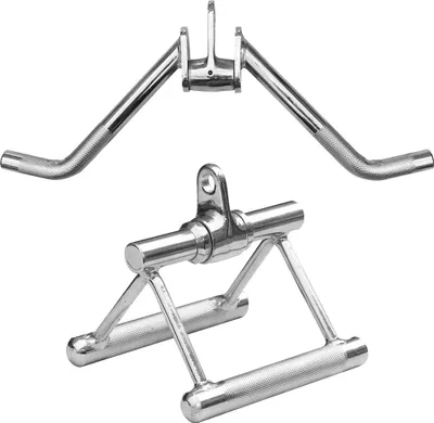 Produktbild von Sporttrend 24 - Seilzug Set Parallelgriff mit Gelenk + Trizeps Curl Griff