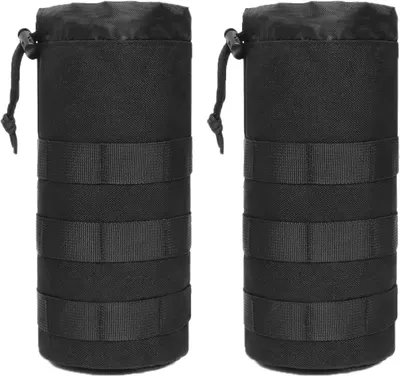 Productafbeelding van Fleshouder MOLLE - 1000D nylon - Met trekkoord
