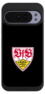 Produktbild von NIVOCASE Handyhülle für Google Pixel 10 Pro XL Hülle NIVOpure Case Schwarz Offizielles Lizenzprodukt VfB Stuttgart Wappen