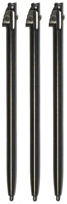 Produktbild von Ersatzstifte kompatibel mit Nintendo 3DS XL NEU Touch Pen Stylus Drittanbieter Eingabestifte 3x Schwarz