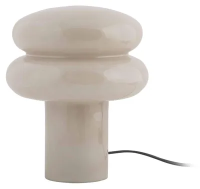 Produktbild von Leitmotiv - Tischleuchte Incesante Double Ring - Warmes Grau - Ø20cm Tischlampe - Nachttischlampe, Wohnzimmer, Schlafzimmer