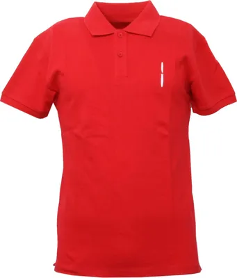 Produktbild von B2814 BOMBOOGIE rotes kurzärmeliges Poloshirt Mann