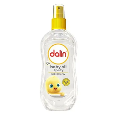 Produktbild von Dalin Babyölspray 200 ml - Feuchtigkeitsspendendes Babyöl für empfindliche Haut