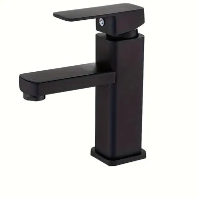 Produktbild von Wasserhahn Bad Schwarz Waschtischarmatur Einhebelmischer Bad-WC-Mischbatterie, Mischbatterie Hochdruck Badarmatur