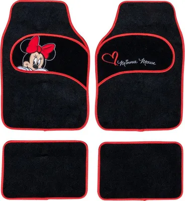 Produktbild von Tataway Universal-Autofußmatten Teppich mit Minnie-Stickerei