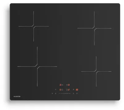 Induktionskochfeld 60 cm, 4 Zonen, 7400 W, Touch, Timer, Kindersicherung