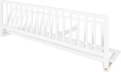 Image de Pinolino Barrière de sécurité pour lit blanche, Entièrement en hêtre, peinte en blanc